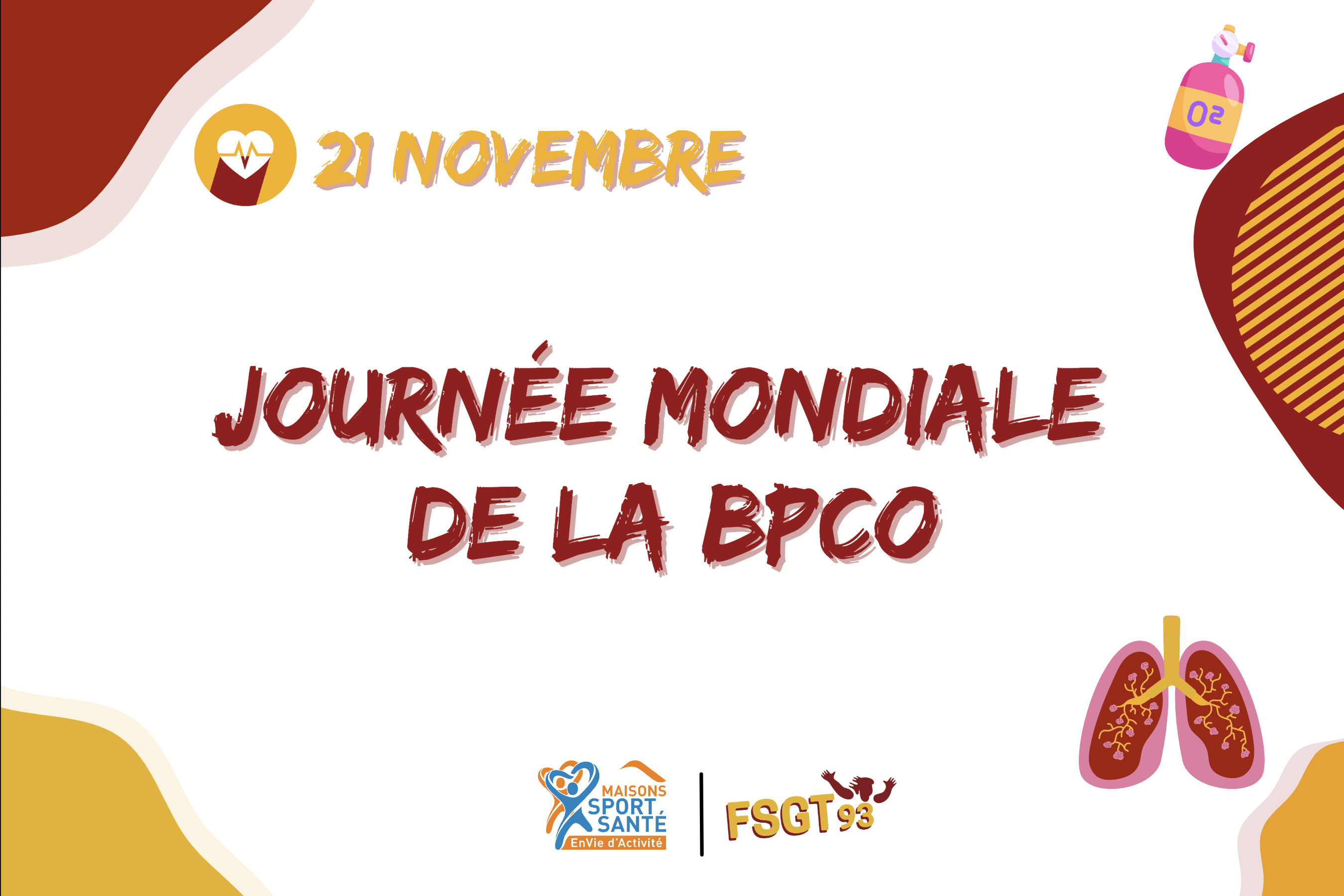 Journée Mondiale De La BPCO, 21 Novembre 2022 - FSGT 93 - Fédération ...